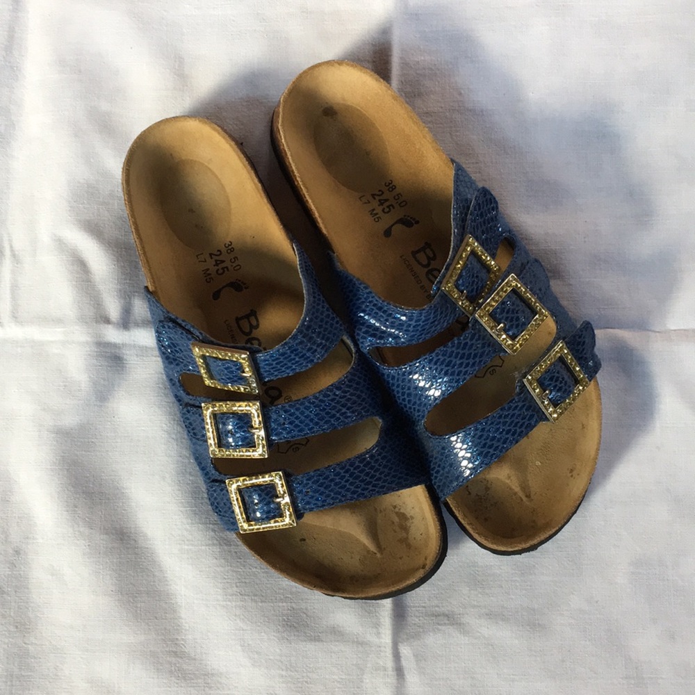 BETULA SNAKESKIN SANDALS